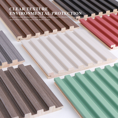 Calidad Panel de fibras de madera de madera de bambú de madera sólido a prueba de humedad y resistente a la polilla de la reja Fabricación