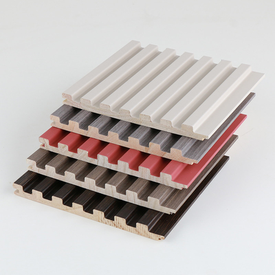 Calidad Panel de fibras de madera de bambú de rejilla de madera sólida de la protección del medio ambiente Fabricación