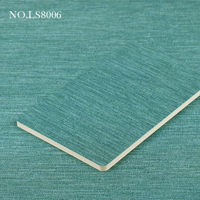 Calidad Interiores Hogares Panel de pared de PVC de tela impermeable de carbón de bambú de 8 mm Fabricación