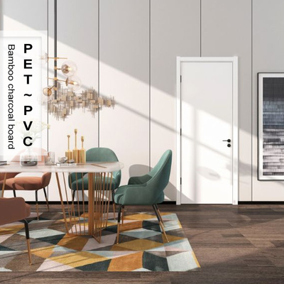 Calidad Panel de hojas de mármol moderno de alto brillo Decoración de paredes de lujo Tablero de cristal de bambú Fabricación