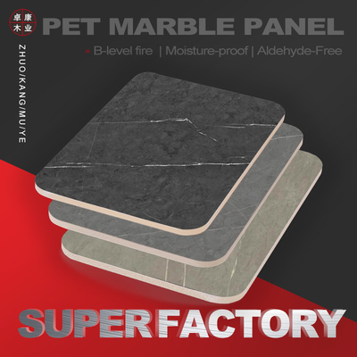 Calidad Paneles de mármol de PVC de tamaño personalizado Paneles de pared de bambú de carbón con empalme de perfiles metálicos Fabricación