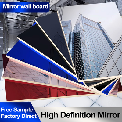 Calidad 5 mm Espejo Panel de pared PET impermeable Bambú Carbón de madera Veneer Fabricación