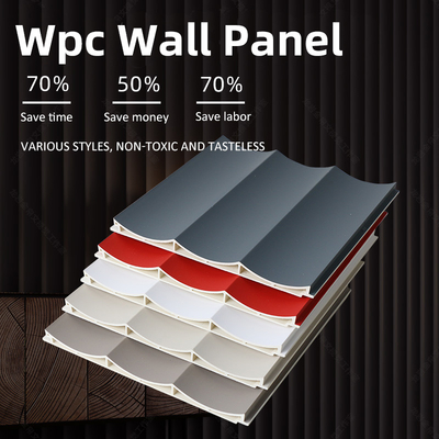 Calidad El panel de pared compuesto plástico del revestimiento de WPC de madera de madera antibacteriana del panel Fabricación