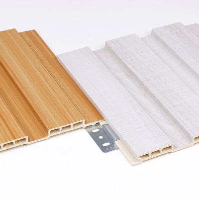 Calidad El panel de madera amistoso del ODM Eco WPC del OEM estrió resistente de humedad Fabricación
