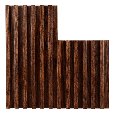 Calidad Parrilla estriada plástica de madera anti del panel de pared de la corrosión 3D Fabricación