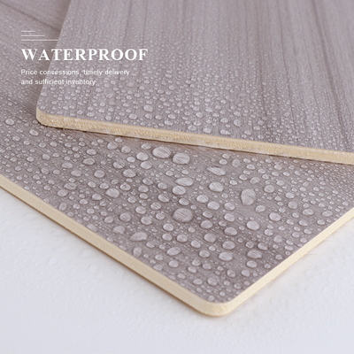 Calidad Los paneles de pared de bambú modificados para requisitos particulares interiores de la chapa de madera del carbón de leña del grano de madera impermeable Fabricación